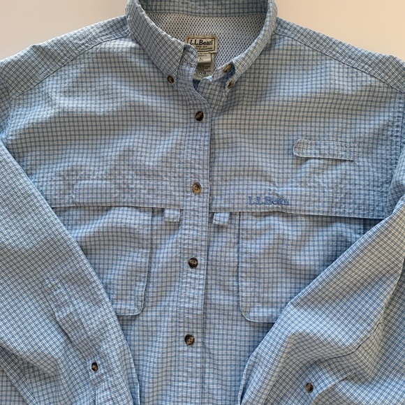 LL Bean Women’s Button Down Shirt Size Large - Picture 5 of 9